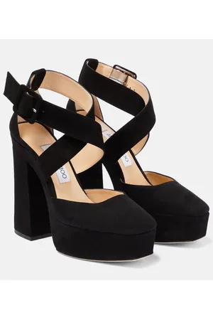 Jimmy Choo Plateau-Pumps Gian 140 aus Leder