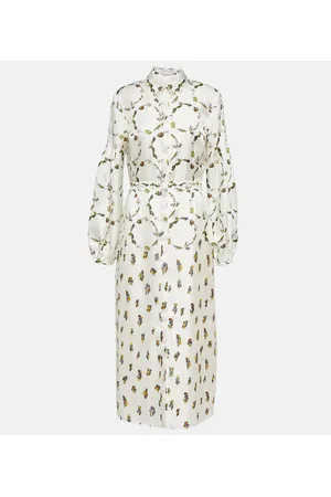 GABRIELA HEARST Maxikleid Mauri aus Seiden-Twill