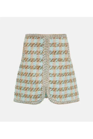 Giambattista Valli High-Rise-Minirock aus Tweed