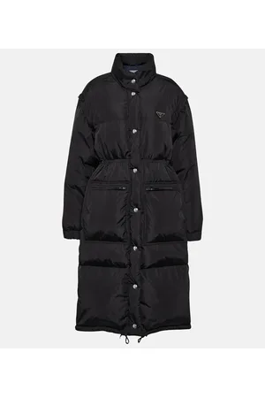 Prada Wattierter Mantel aus Re-Nylon