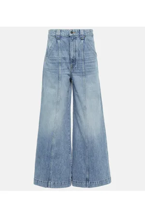 Khaite Low-Rise Wide-Leg Jeans Jackie