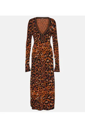JOHANNA ORTIZ Bedrucktes Midikleid Amur