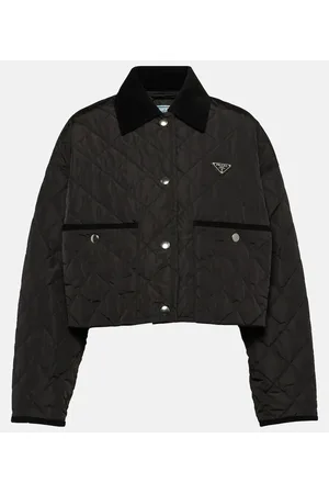 Prada Cropped-Jacke aus Re-Nylon