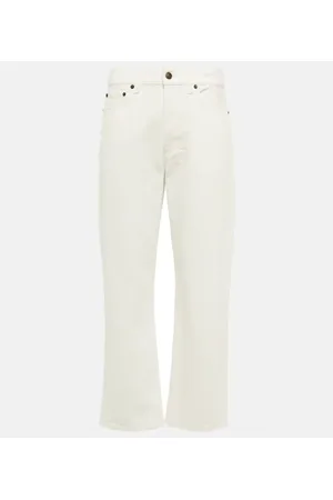 The Row Mid-Rise Straight Jeans Lesley