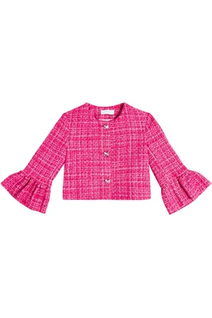 MONNALISA Verzierte Jacke aus Bouclé