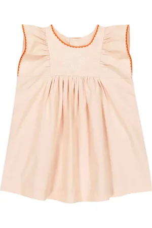 BONPOINT Baby Besticktes Kleid Lulu aus Baumwolle