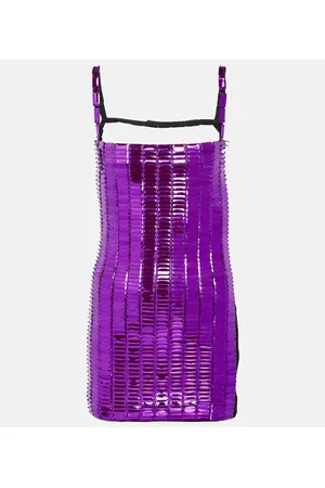The Attico Minikleid Rue mit Pailletten