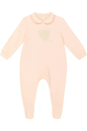 Il gufo Baby Strampler aus einem Baumwollgemisch
