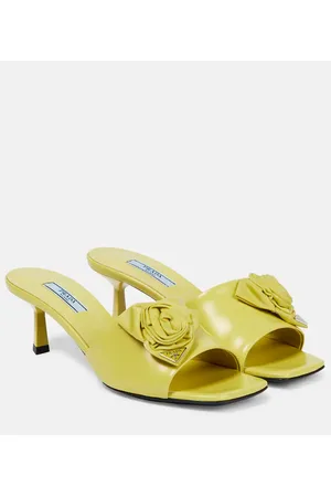 Prada Pantoletten aus Leder