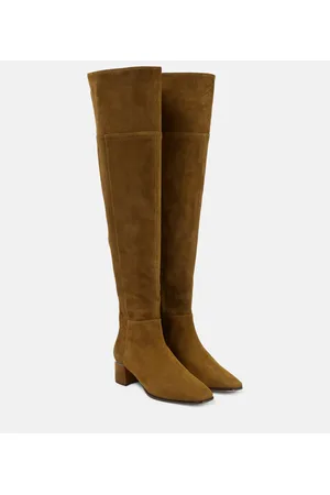 Jimmy Choo Overknee-Stiefel Loren 45 aus Veloursleder