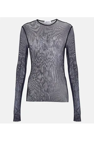 Jean Paul Gaultier Verziertes Longsleeve aus Mesh