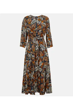 Max Mara Midikleid Mantide aus Baumwolle