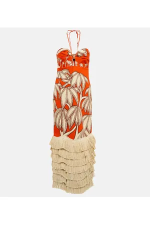 JOHANNA ORTIZ Bedrucktes Maxikleid Kuba Kingdom