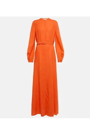 GABRIELA HEARST Maxikleid Massey aus Leinen
