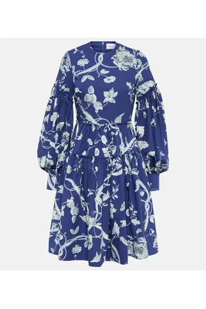 Erdem Minikleid aus Baumwollpopeline