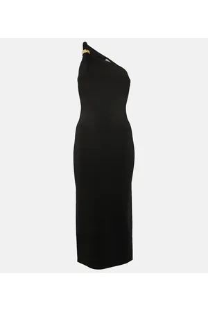 GALVAN One-Shoulder-Midikleid