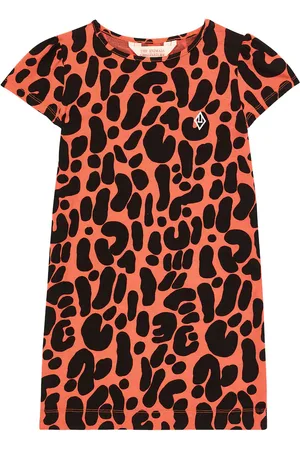 The Animals Observatory Kleid Flamingo aus Baumwolle