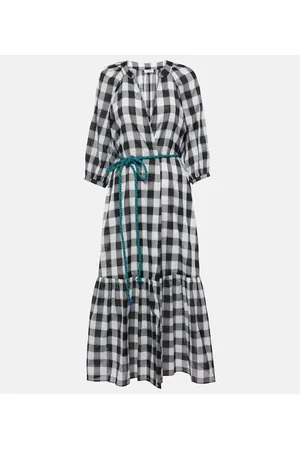 ERES Bedrucktes Midikleid Chess aus Baumwolle