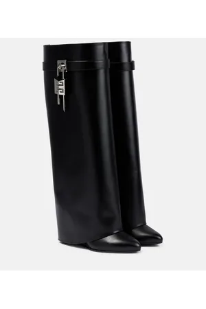 Givenchy Stiefel Shark Lock aus Leder