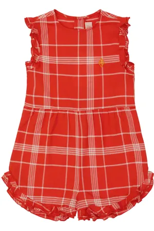 The Animals Observatory Playsuit Squirrel aus Baumwolle