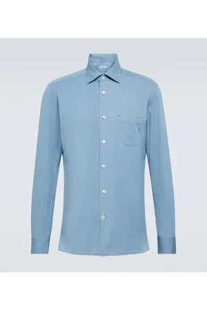 Kiton Oxford-Hemd aus Baumwolle