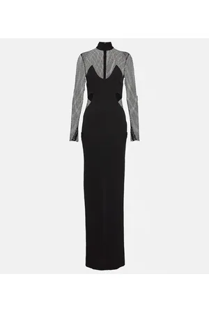 Tom Ford Robe aus Jersey und Mesh
