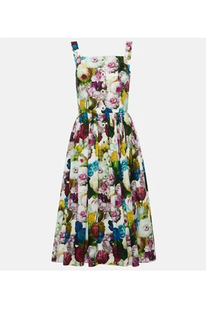 Dolce & Gabbana Midikleid aus Baumwolle