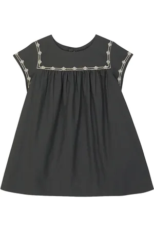 BONPOINT Baby Besticktes Kleid aus Baumwolle