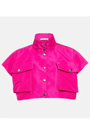 LAQUAN SMITH Cropped-Jacke aus Satin