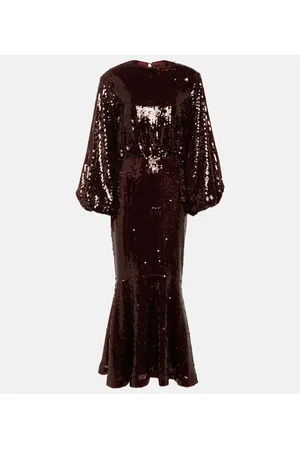 ROTATE Maxikleid mit Pailletten