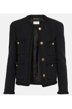 Saint Laurent Jacke aus Tweed