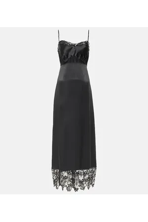 Simone Rocha Midikleid aus Seidensatin
