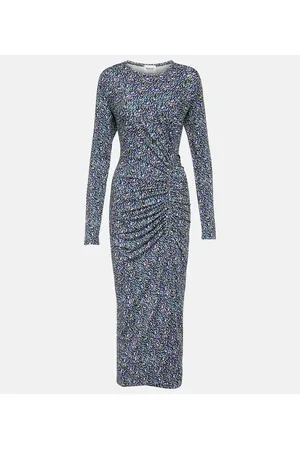 Marant Etoile Bedrucktes Midikleid Jelina aus Jersey