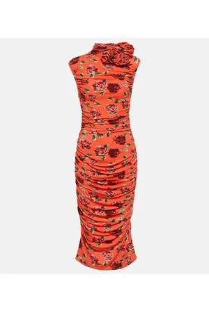 MAGDA BUTRYM Bedrucktes Midikleid