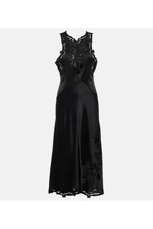 Isabel Marant Midikleid Jadel aus einem Seidengemisch