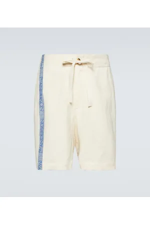 J.W.Anderson High-Rise Shorts aus Baumwolle und Leinen