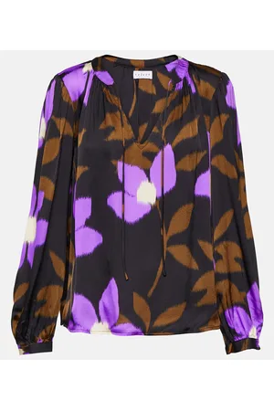 Velvet Bedrucktes Top Isa aus Satin