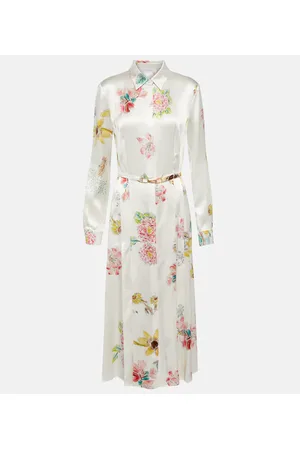 GABRIELA HEARST Midikleid Jane aus Seide