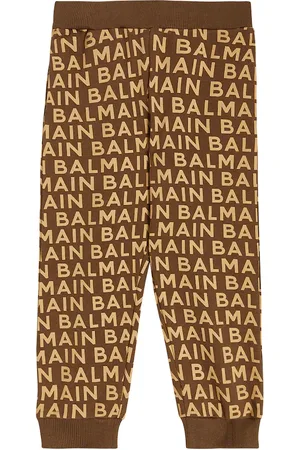 Balmain Bedruckte Jogginghose aus Baumwolle