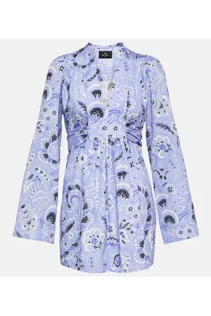 Etro Minikleid aus einem Baumwollgemisch