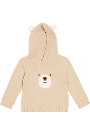 Il gufo Baby Hoodie aus Schurwolle