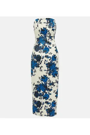 EMILIA WICKSTEAD Midikleid Yulie aus Taft