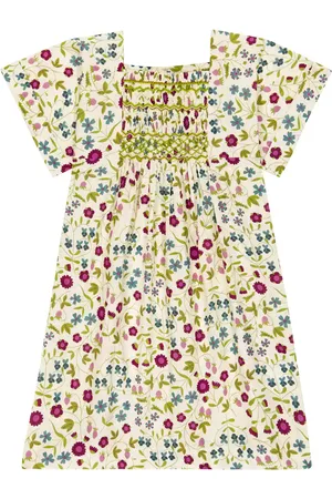 BONPOINT Kleid Paysanne aus Baumwolle