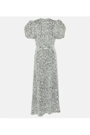ROTATE Maxikleid mit Pailletten
