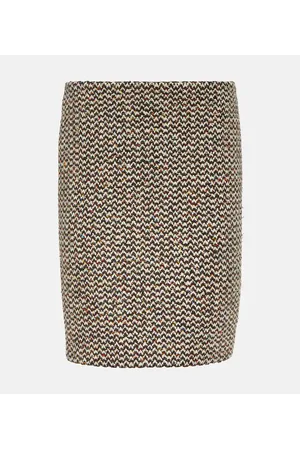 Miu Miu Bleistiftrock aus Bouclé