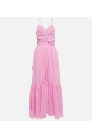 Marant Etoile Maxikleid Giana aus Baumwolle