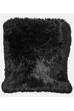 J.W.Anderson Bandeau-Top aus Faux Shearling