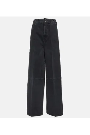 Khaite High-Rise Wide-Leg Jeans Isla