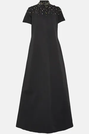 Staud Verziertes Maxikleid aus einem Baumwollgemisch
