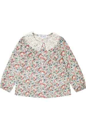 Tartine Et Chocolat Bluse aus Baumwolle mit Spitze